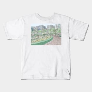 Ilsan Lake Park, Korea Kids T-Shirt